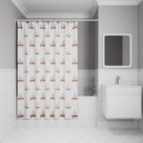 Штора для ванной, 200x180 см, Полиэстер, IDDIS, BO01P18i11