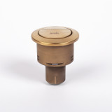 Кнопка слива для арматуры, 2-ур, 38 мм, бронза, IDDIS, 92038BR2AR