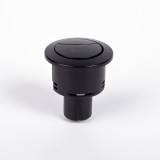 Кнопка слива для арматуры, 2-ур, 38 мм, черный матовый, IDDIS, 92038MB2AR