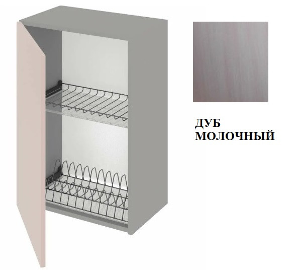 Шкаф сушильный 500*300 дуб молочный лам р. (левые петли) Шкаф сушильный 500*300 дуб молочный лам р. (левые петли)
