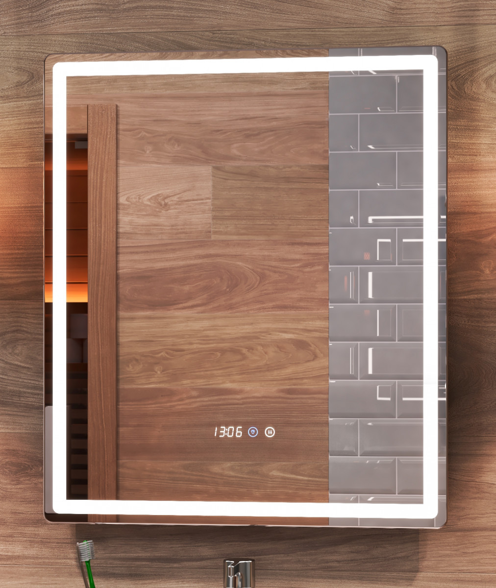 Зеркало Geometry Luxe 600 бесконтактное включение (на взмах), VIGO Зеркало Geometry Luxe 600 бесконтактное включение (на взмах), VIGO