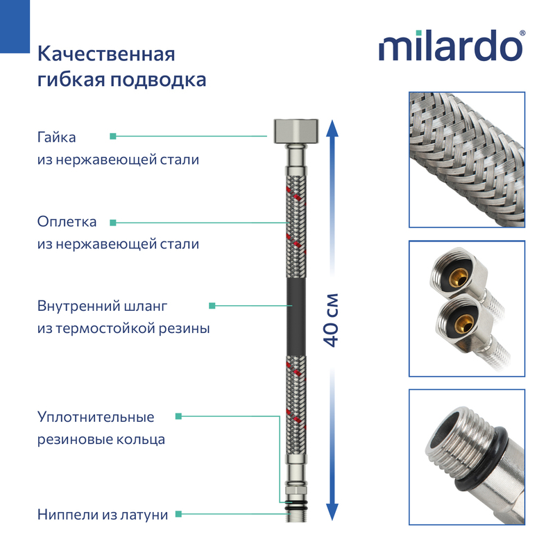 Смеситель для умывальника, графит, Лип (Leap) Milardo Смеситель для умывальника, графит, Лип (Leap) Milardo