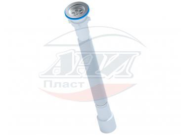 Сифон гофрированный удлиненный д/кухни 1 1/2"*40/50, 840-1590 мм (G116) Сифон гофрированный удлиненный д/кухни 1 1/2"*40/50, 840-1590 мм (G116)