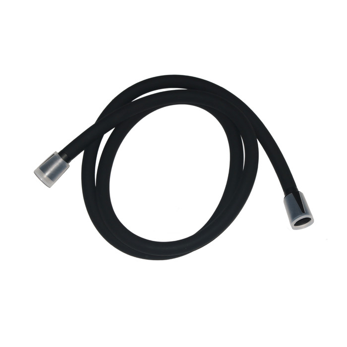 Шланг для душа, черный матовый, силиконовый, 1,5м, Optima Home, IDDIS, OPH15BLi19 Шланг для душа, черный матовый, силиконовый, 1,5м, Optima Home, IDDIS, OPH15BLi19