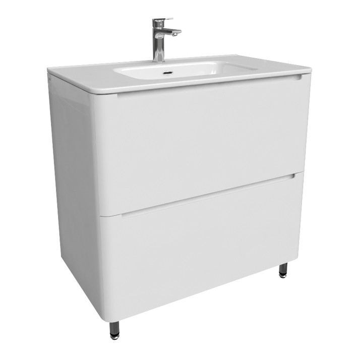 Тумба с умывальником, напольная, 80 см, белая, Edifice, IDDIS, EDI80WFi95K Тумба с умывальником, напольная, 80 см, белая, Edifice, IDDIS, EDI80WFi95K